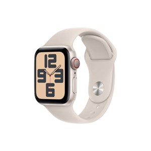 Apple Watch SE 2023 GPS + LTE - Mặt nhôm - Dây cao su - 40mm - Chính hãng VN/A StarLight