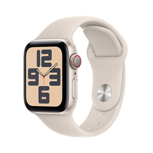 Apple Watch SE 2024 LTE 40mm Viền Nhôm - Dây Cao Su - Chính hãng VN/A StarLight