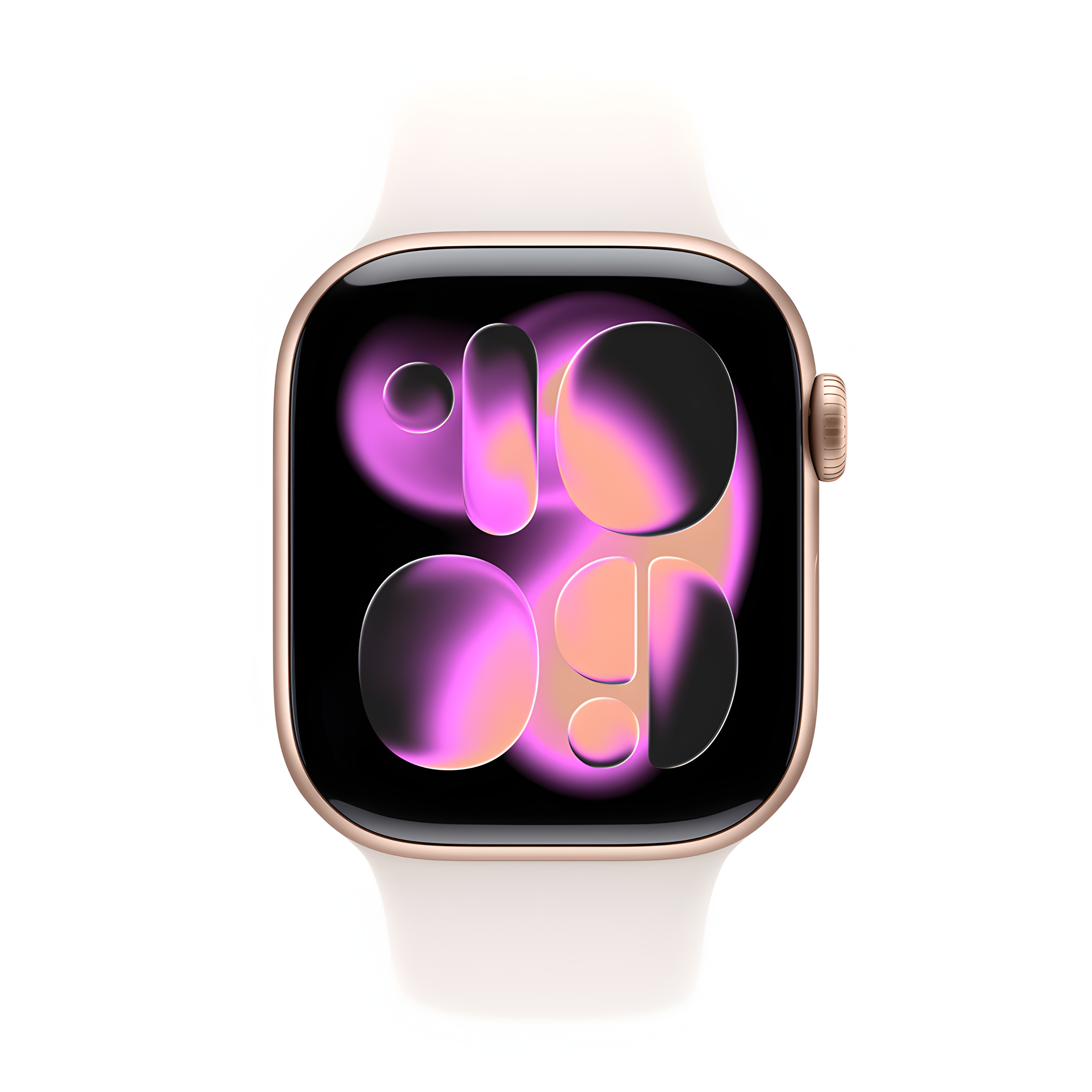 Apple Watch Series 11 LTE 46mm Viền Nhôm - Dây Cao Su - Chính hãng VN/A Vàng Hồng