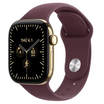 Apple Watch Series 12 5G 46mm Viền Titan - Dây Cao Su - Chính hãng VN/A image