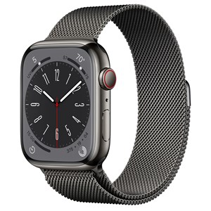 Apple Watch Series 8 LTE 41mm viền thép dây thép - Chính hãng VN/A Đen