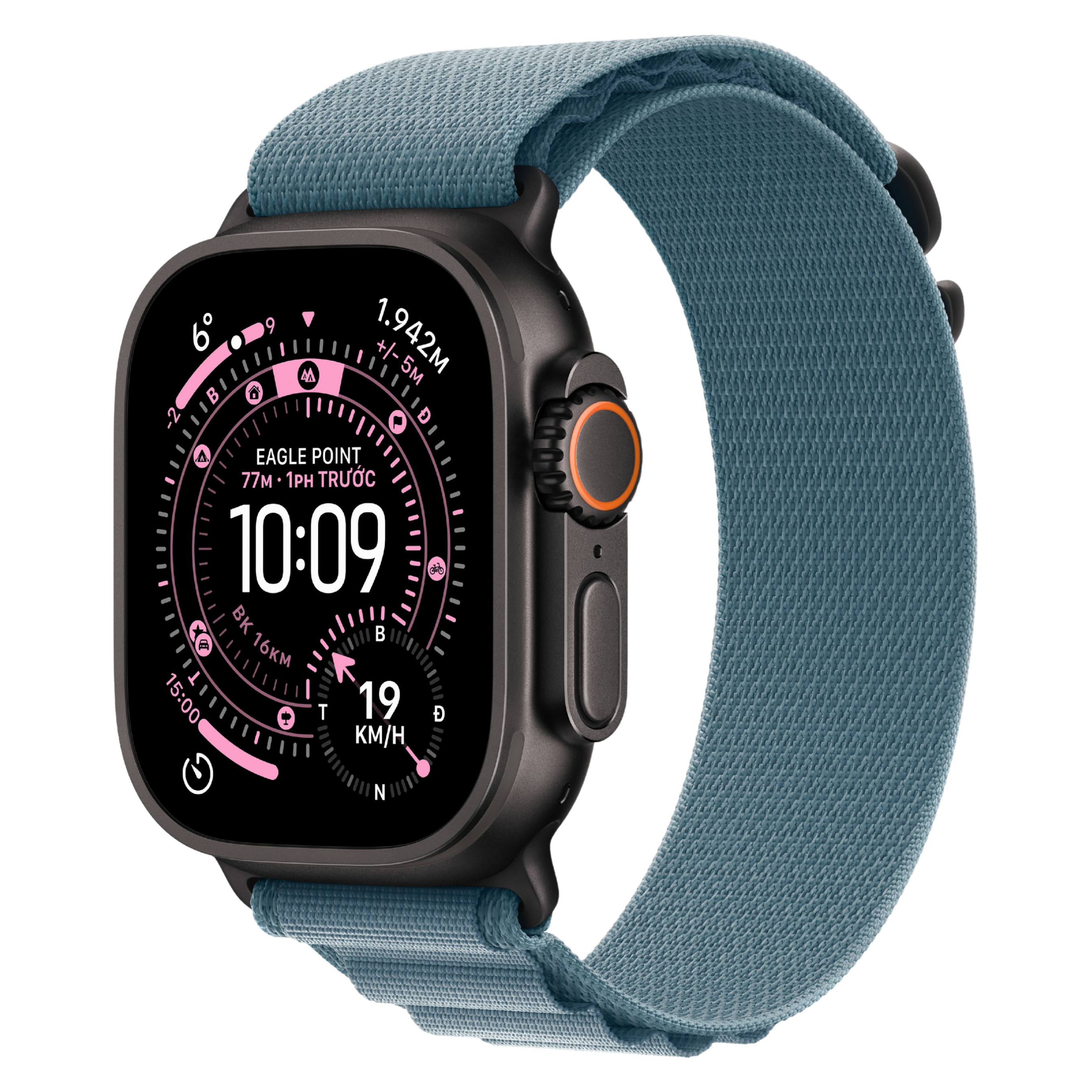 Apple Watch Ultra 3 LTE 49mm Vỏ Titan Đen - Dây quấn Alpine - Chính Hãng VN/A image