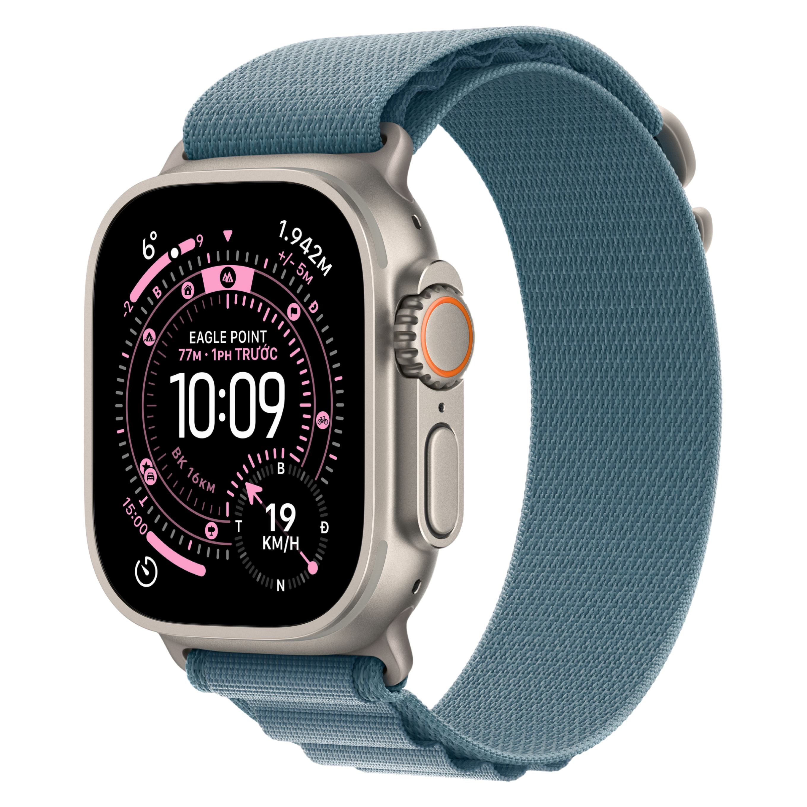 Apple Watch Ultra 3 LTE 49mm Vỏ Titan Tự Nhiên - Dây quấn Alpine - Chính Hãng VN/A image