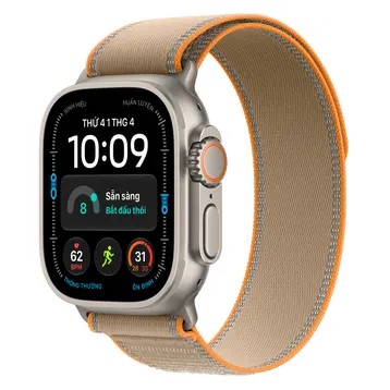 Apple Watch Ultra 4 5G 49mm Vỏ Titan - Dây quấn Trail - Chính Hãng VN/A Titan Tự Nhiên