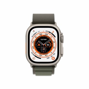 Apple Watch Ultra 5G Viền Titan – Dây Alpine Loop - Chính Hãng VN/A Xanh Lá