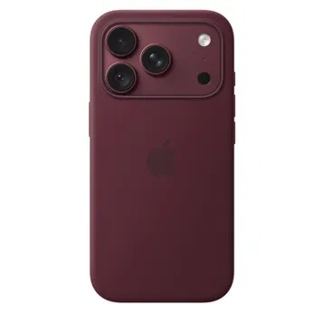 Ốp Lưng Silicon MagSafe cho iPhone 18 Pro - Chính Hãng Đỏ Burgundy
